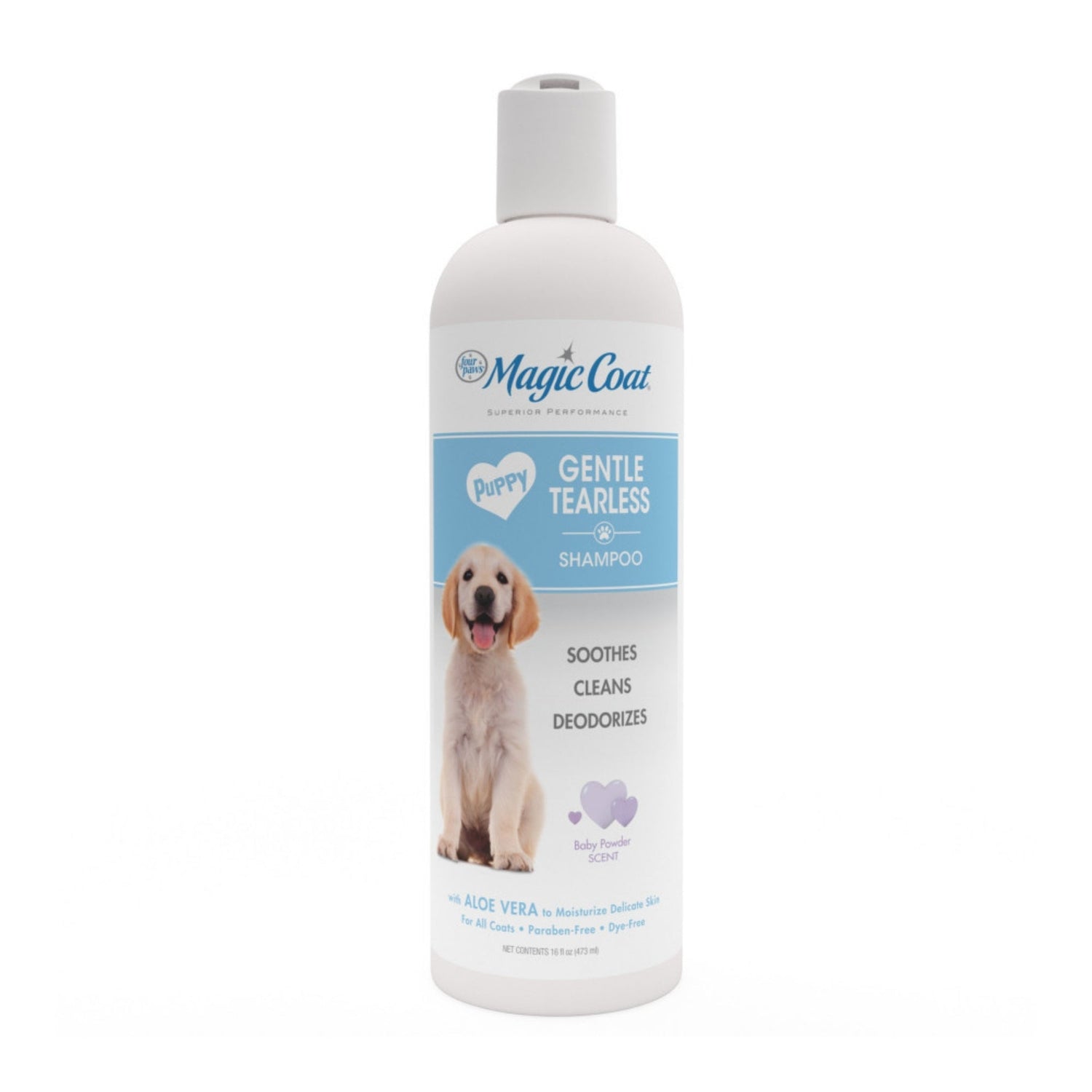 Four Paws Magic Coat Gentle Tearless Puppy Shampoo Baby Powder, 1ea/16 oz 1 ct