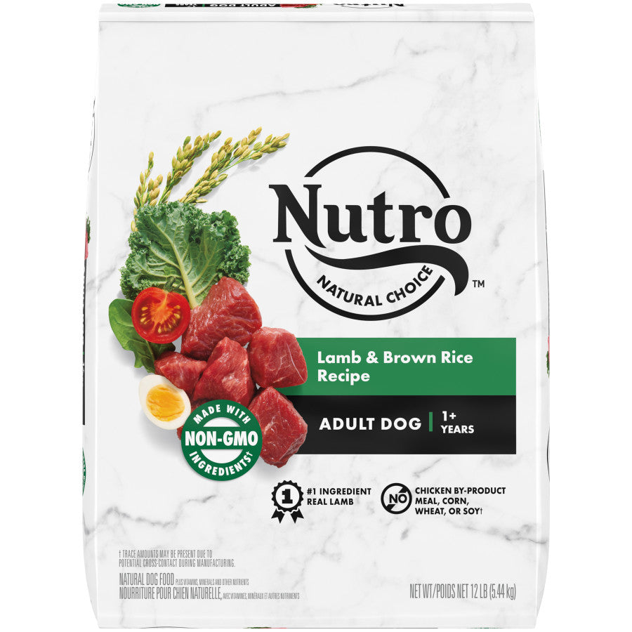 Nutro Products Natural Choice Adult Dry Dog Food Lamb & Brown Rice 12lb