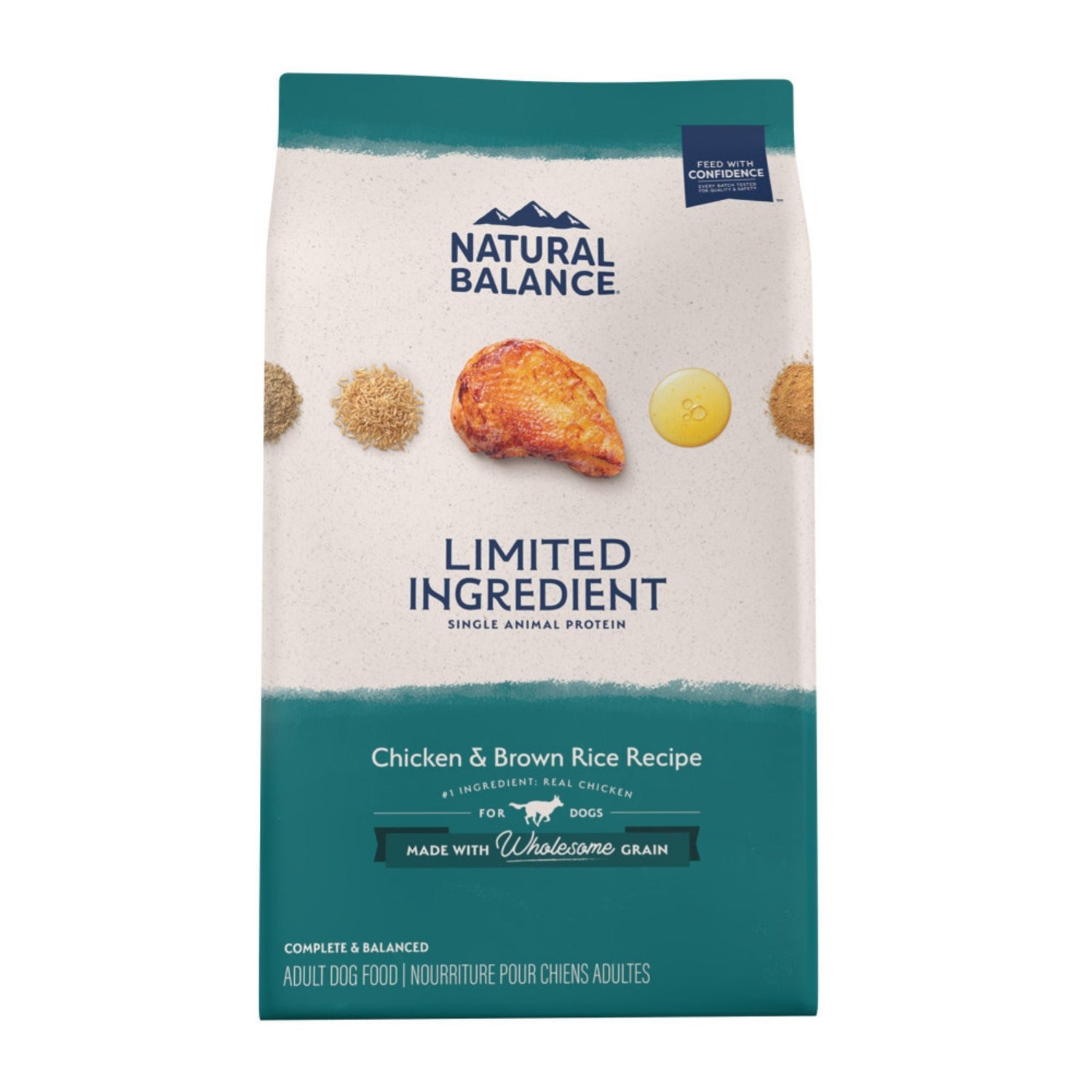 Natural Balance Pet Foods Limited Ingredient Dry Dog Food Chicken & Brown Rice 24lb