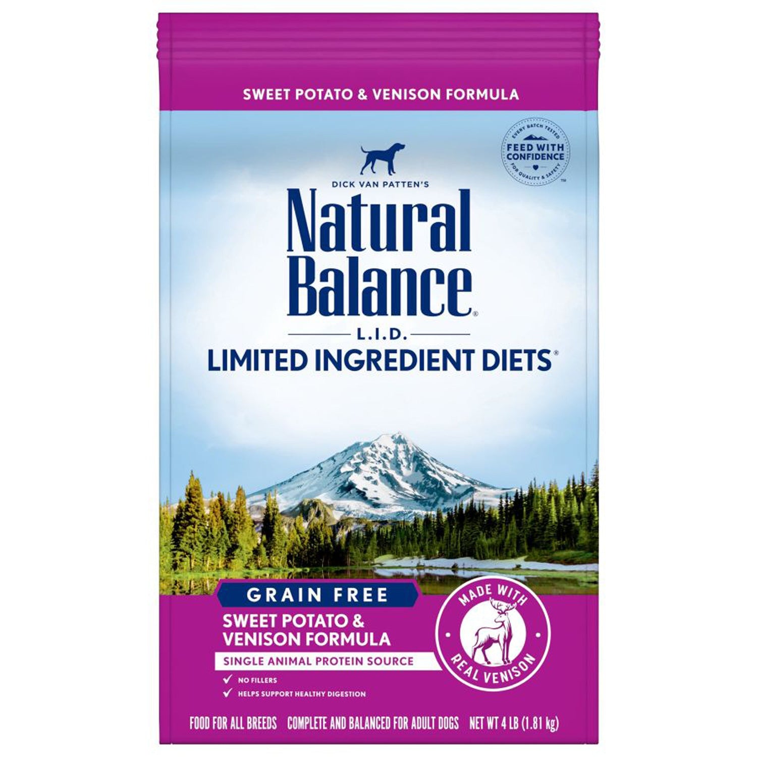 Natural Balance Pet Foods Limited Ingredient Reserve Grain Free Sweet Potato & Venison 4lb