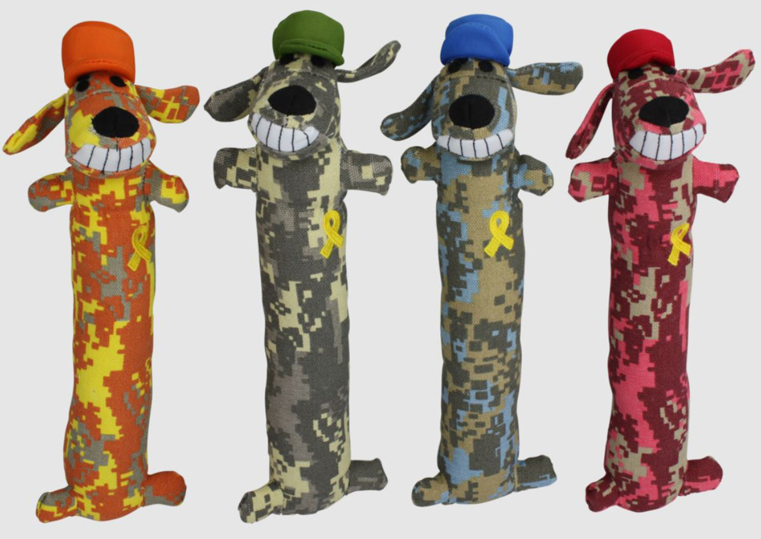 Multipet Loofa Support Our Troops (Assorted) 12 Inch