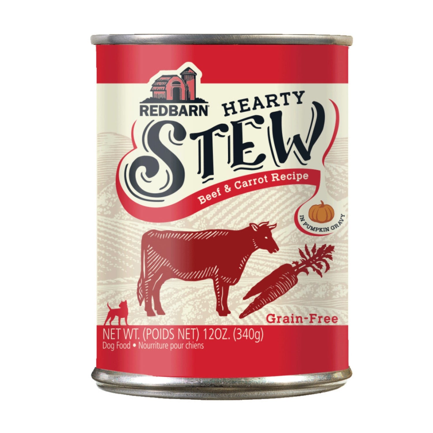Redbarn Pet Products Hearty Stew All Life Stages Canned Dog Food Beef & Carrot 12oz
