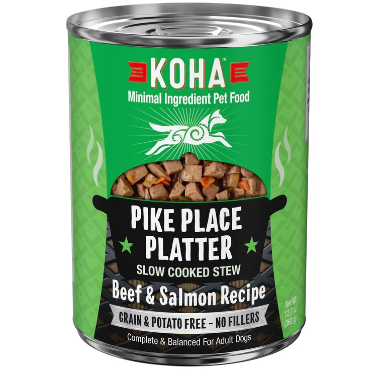 Koha Dog Grain Free Pike Place Stew 12.7oz. (Case of 12)