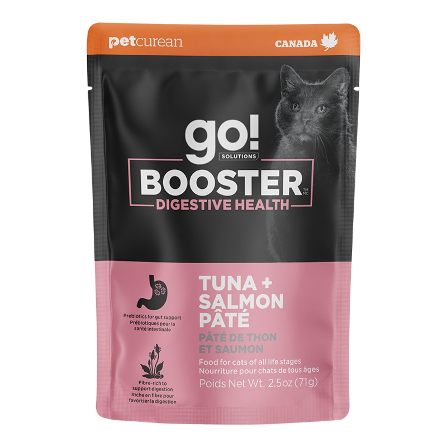 Go! Cat Booster Digestive Health Pate Tuna & Salmon 2.5oz. (Case of 24)