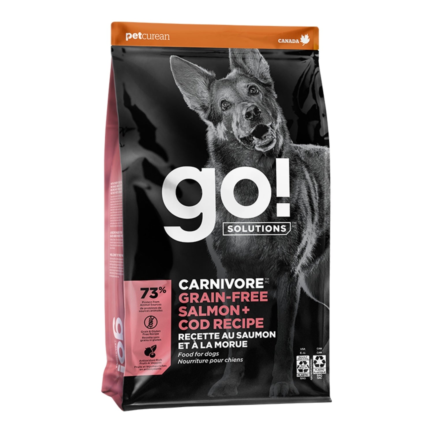 Go! Dog Carnivore Grain Free Salmon & COD 22Lb