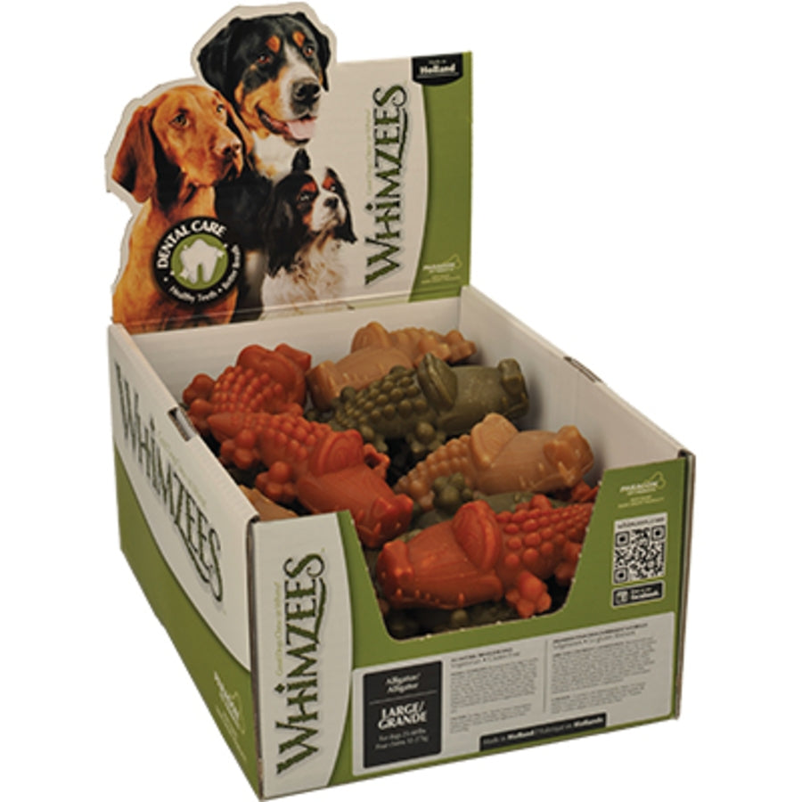 Whimzees Bulk Box Alligator L 30 Count
