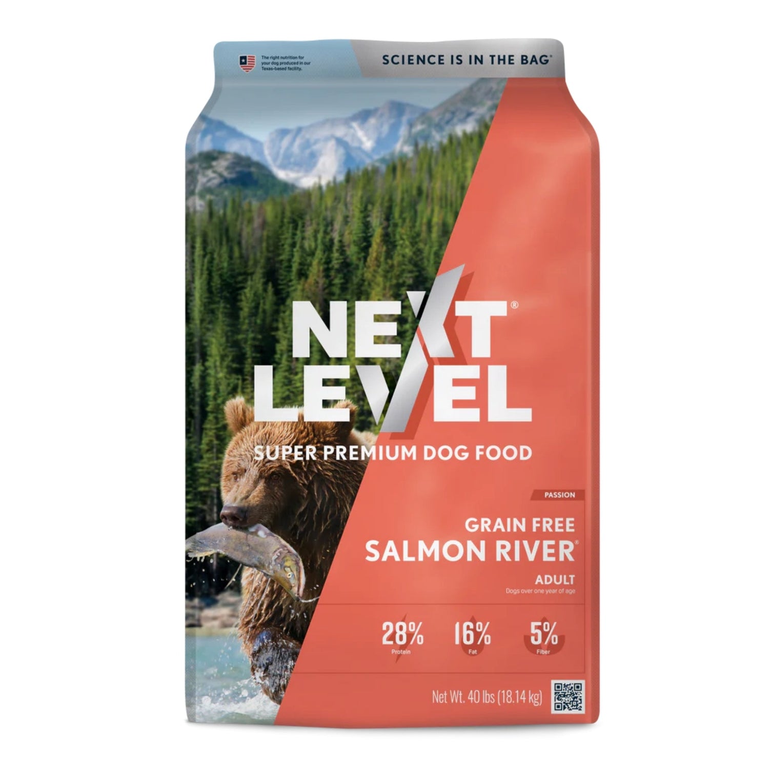 Next Level Salmon River Grain-Free Adult Dry Dog Food 40lbs