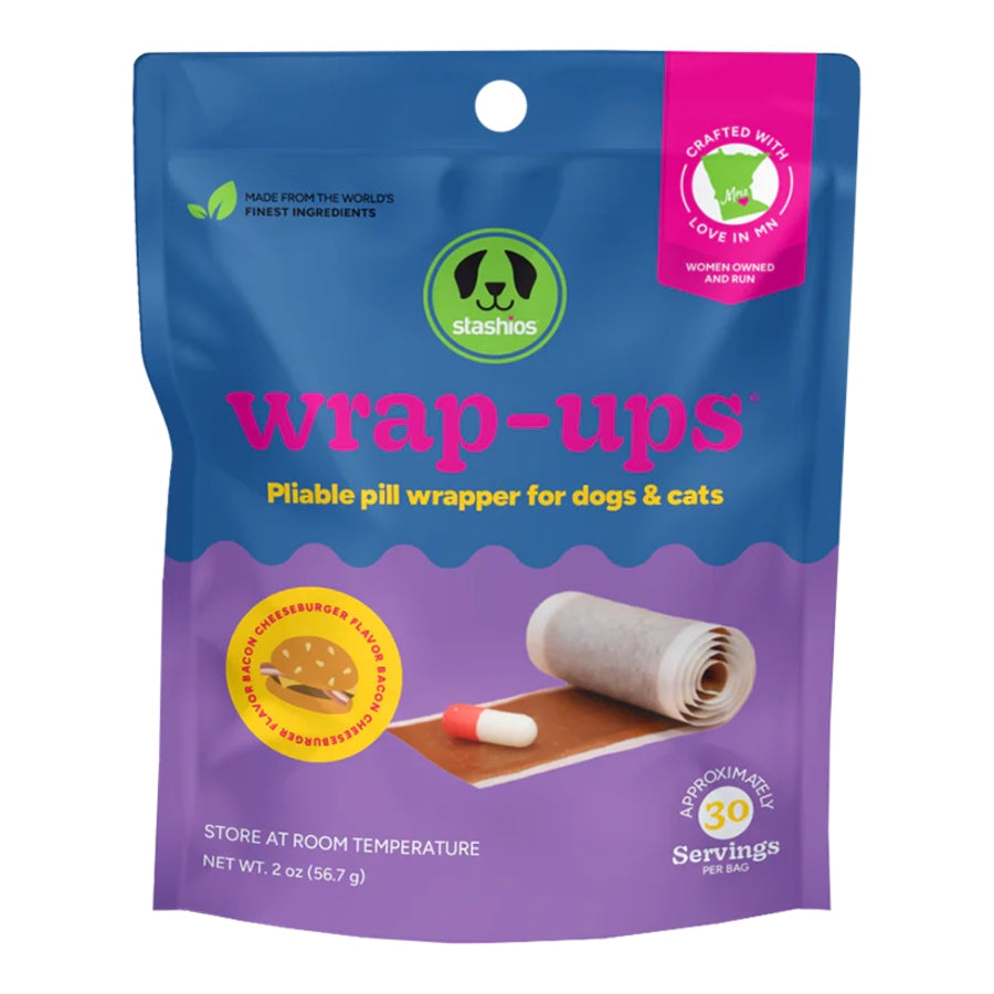 Stashios Dog & Cat Wrap Ups Bacon Cheeseburger 2.1oz