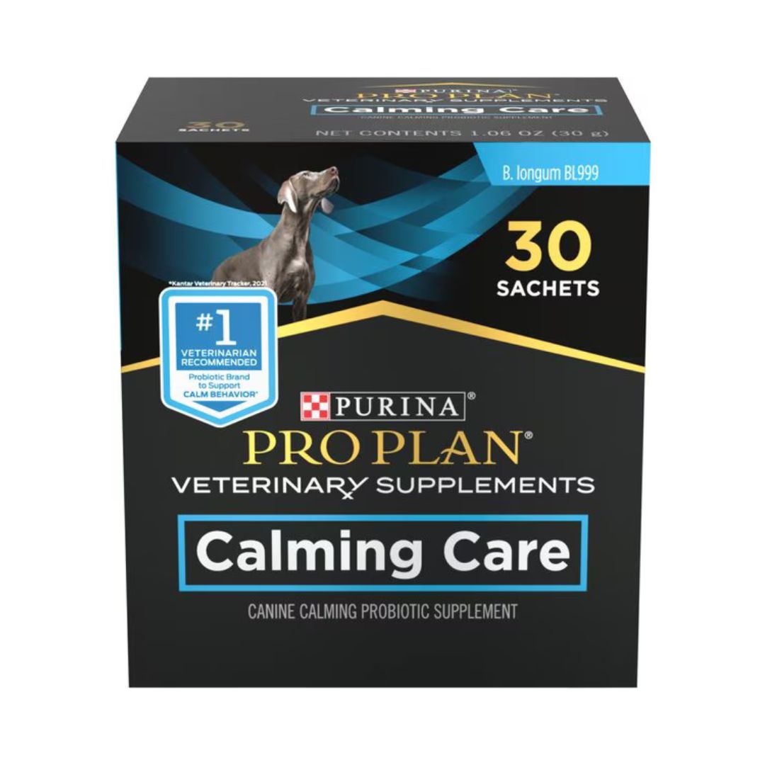 Purina Pro Plan Veterinary Diets Calming Care Liver Flavored Powder Calming Supplement for Dogs, 30 count